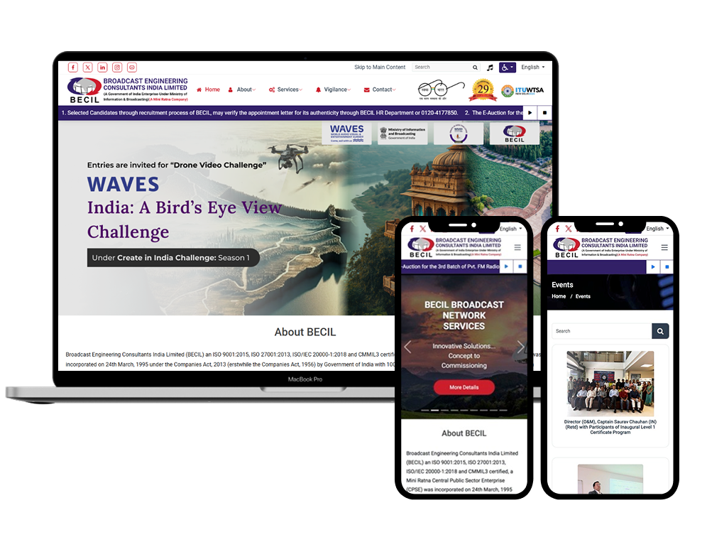 Becil - Corporate Website